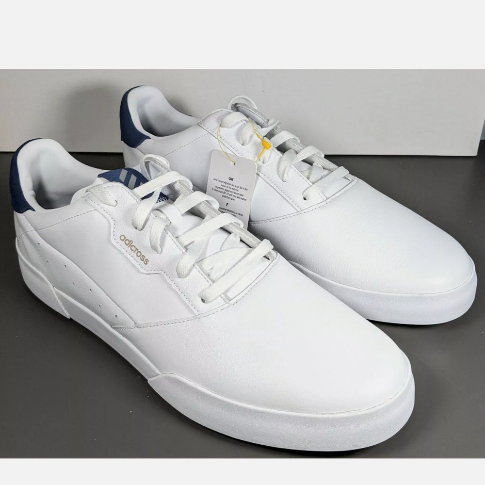 Adidas Adicross Retrogolf Shoes Mens Size 13 Blue White EE9164